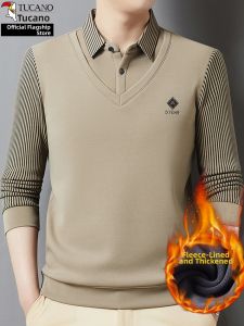 TUCANO | Warm Thick Fleece Long Sleeve Polo Shirt