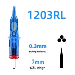 Poseidon | POSEIDON 10 CÁI Kim Tiêm Hình Xăm Vô Trùng Dùng Một Lần RL CM Cho Máy Xăm Bút Bộ Trang Điểm Vĩnh Viễn