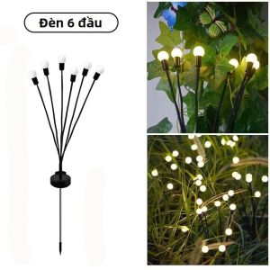 Đèn Năng Lượng Mặt Trời Hình Trứng 6/8 LED Ánh Sáng Trắng Ấm Đèn Trang Trí Ngoài Trời Đèn Sân Vườn Đèn Lối Đi Đèn Bãi Cỏ Chất Liệu ABS