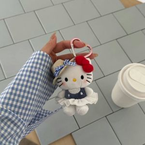 Sanrio | Hello Kitty Plush Keychain Kawaii Glasses Doll Bag Pendant Cartoon Charm Cute Gift For Girls