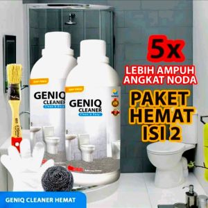 PAKET HEMAT ISI 2 GeniQ Pembersih Noda Kerak membandel diarea Toilet dan Dapur