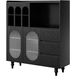 PURPLE LEAF | Solid Wood Sideboard Cabinet American Style