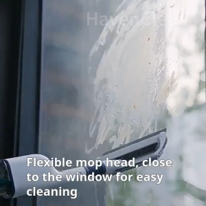 HavenClean New Multifunctional Spray Mop & Window Cleaning Tool With Cleaning Brush & Squeegee and Mop Head