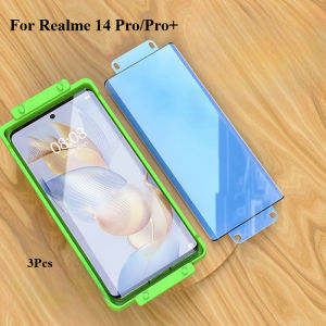 3Pcs For Realme 14 Pro+ Mobile Phone Ceramic Film Realme 14 Pro Lite HD 3D Full Glue Screen Protector Protection (Not Glass)