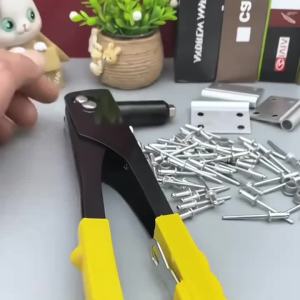 Heavy Duty Riveter Set Pop Rivet Gun 120Pcs Blind Rivets Assortment Kit Hand Tools Rivet Nut Tool