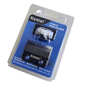 Replacement Blade Set Fit For Kemei 2296 Hair Clipper Trimmer Made of DLC Carbon Steel Replacement Parts Head Accessories