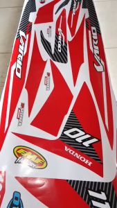 (COD) STIKER STRIPING MOTOR HONDA VARIO 110 FI - LIST SIMPLE WARNA VARIASI DESAIN RACING IP HOLOGRAM DAN TRANSPARAN BISA COD IP.KODE-147