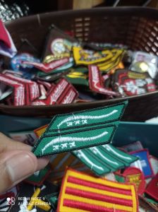 badge bordir tanda kecakapan umum mula bantu tata