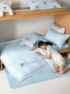 Mercury | Student Dormitory 100% Cotton Bedding Set 60 Count Long Staple Cotton