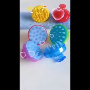 RainbowTech Silicone shampoo brush clean dandruff scalp massage shampoo magic massage comb anti-itch scratching