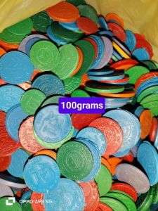 100grams  educational toy coin money for school purposes assorted size
