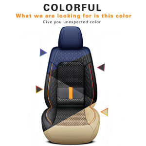 Mitsubishi Strada Pickup Truck Seat Covers Full Coverage Breathable Waterproof Leather Seat Protectors (5 Seats Full Set)