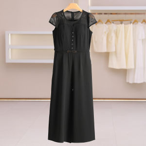Commuter Styled Decoration Dungarees Slim Fit Dungarees