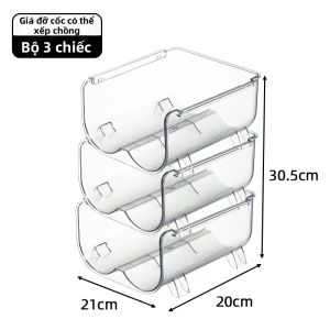 Kaman | Tổng Hợp Đựng Cốc Nhiều Lớp Trong Suốt Chống Bụi