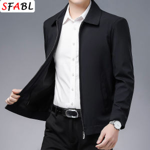 Nam Công Sở Áo Blazer Chắc Chắn Chất Lượng Áo Khoác Dây Kéo Đầm Công Sở Áo Polyester Cao Cấp Mùa Xuân Mùa Thu Mới Áo Khoác Ngoài 3XL