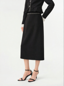 Koradior | Business Casual Straight Midi Skirt