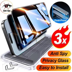 Độ Nét Cao Dễ Dàng Để Cài Đặt iPhone 17 Pro Max 17air 17PM HD kính cường lực chống nhìn trộm Cài Đặt Kính bảo vệ màn hình Bìa