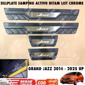 Sillplate Samping Grand All New Jazz 2014 2020 2024 2025 2026 Activo Hitam List Chrome .