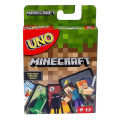 UNO Emoji ครอบครัวตลกเกมกระดานความบันเทิงสนุกเล่นไพ่กล่องของขวัญ Uno การ์ดเกม. 