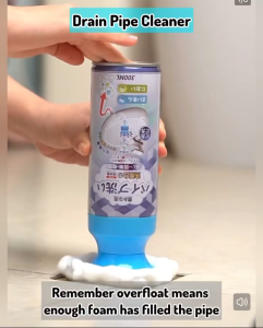 Japan Style Drain Cleaner Spray Foam Cleaner Anti Virus Deodorant Drain Pipe Cleaner Sink Cleaner Press Foam Cleaner