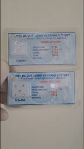 Vỉ 5 Viên Đá Quý - Vỉ Đá Đính Răng Nha Khoa Đế Bằng Và Đế Nhọn