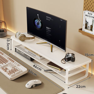 WUBUWEI | Giá Đỡ Màn Hình Trắng Đa Năng Có Hộc