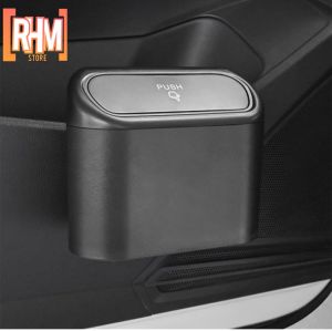 Tempat Sampah Mobil Gantung Mini Tempel Jok kursi belakangan & Pintu Mobil – Tutup Push Anti Bau