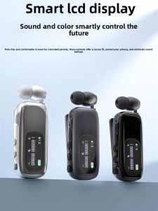 ZHANXINGZHE | Business Bluetooth Earphones with Clip-on Design Long Battery Life Noise Reduction Compatible with Huawei and Apple