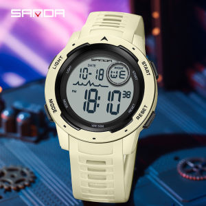 SANDA Brand Fashion Military Sport Watch Mens Digital Electronic Watches Waterproof Alarm Watch For Men