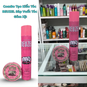Sáp Và Gôm Tạo Kiểu Tóc Reuzel Clay Wax Con Heo Hồng siêu giữ nếp tóc cả ngày.