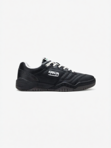 Black Versatile Retro Tennis Style Casual Shoes