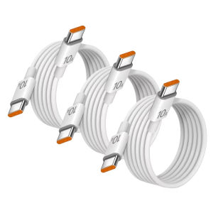 Cáp Sạc Nhanh NNBILI 1-3 Chiếc 10A 120W USB C Sang USB C Truyền Dữ Liệu Tốc Độ Cao Cho iPhone Samsung Xiaomi - Chất Liệu PVC
