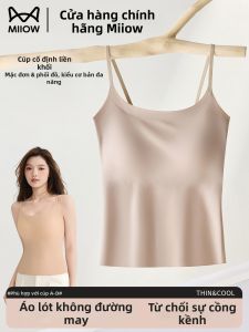 MiiOW | Áo Tank Top Lót Mút Không Seam Từ Vải Lụa Băng