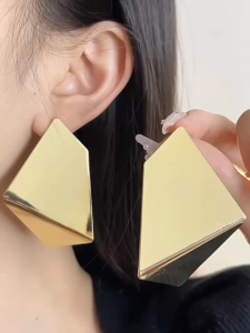 Bông tai khuyên tai nữ xinh đẹp kiểu sang chảnh cá tính thời trang Hàn Quốc - Khối V