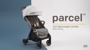 Joie Signature Parcel Compact Stroller | Lightweight 3in1 Cabin Size - Eclipse