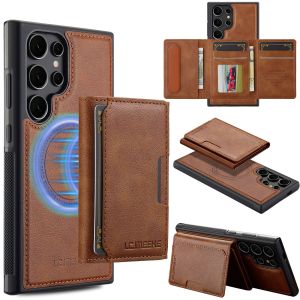 Applicable to Samsung S26 magnetic card holder S25 ultra protective case Galaxy two-in-one S24 split phone case