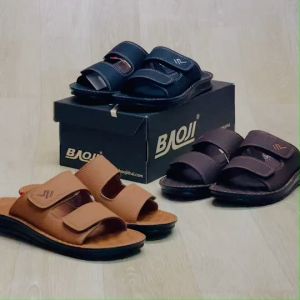 [🥇ของแท้100%🚚ส่งเร็ว🔢เบอร์39-44] BAOJI รองเท้าแตะหนังชาย รองเท้าสวมหนังชาย ลำลองหนังชาย รุ่น PM103 หนังนุ่ม เบา สบายเท้า