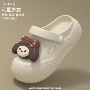 Dép Xỏ Ngón Đế Dày Mùa Hè 2025 EVA Ngoài Trời Chống Trượt Đi Biển Cảm Giác Đi Đế Dày Dép Xỏ Ngón Cho Nữ