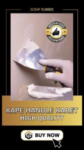 Kape Gagang Karet Scraper Varian 2" - 2.5" - 3" - 4" Kape Bagus kuat nyaman/ Kape gagang fiber Murah