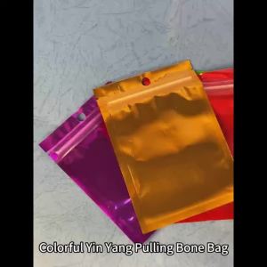 50/100 Chiếc Có Thể Thu Hồi Lại Được Mini Ziplock Trang Sức Tặng Túi Lá Nhôm Màng Polymer Cho Kẹo Thực Phẩm Đảng Lưu Trữ Nhiều Màu