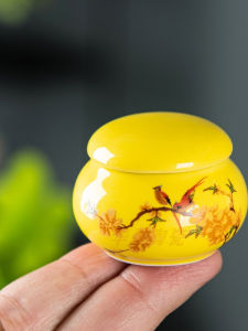 Mini Ceramic Cosmetic Sample Bottles Set High End Skin Care Cream Powder Fragrance Miniature Containers Chinese Style Tea Tools