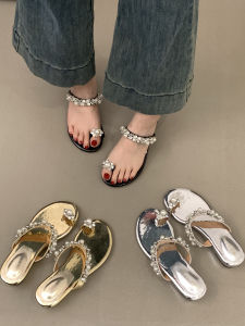 Wedge Silver Sandals Beachwear