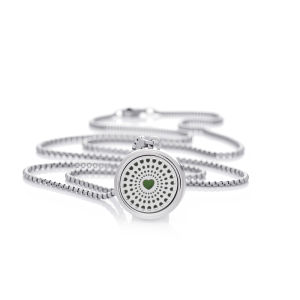 Tree Of Life Aromatherapy Perfume Locket Fashion Essential Oil Diffuser Necklace For Women Pendant Jewelry Gift