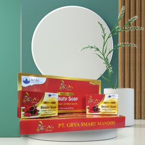 Grya beauty soap sabun wajah mencerahkan mengobati luka 1 batang 80gr