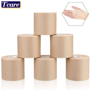 1 Roll Sports Elastic Adhesive Bandage Tape Self Adherent Cohesive Wrap Bandages Adhesive Elastic Tape Flexible Stretch Bandages for Sport Ankle Knee and Wrist Sprains Animal Pets
