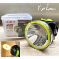 SENTER KEPALA LUBY 45 WATT L-2868 BATERAI 10000 MAH TAHAN 50 JAM WATERPROOF. 