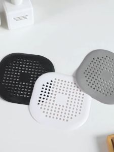 KUDSUN ที่ปิดท่อ ครอบท่อ ซิลิโคนกรองเศษอาหาร ซิลิโคน ปิดฝาท่อ ดักเส้นผม ป้องกันการอุดตันในท่อระบายน้ำ อ่างล้างจาน