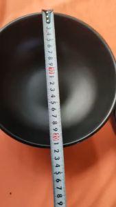 Tô nhựa melamine nhám đen đựng canh bún phở tô bầu - Tox26/27/28/29
