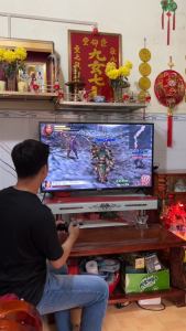 Máy Chơi Game Cầm Tay Stick Đỏ 4K 64gb X2 Pro Kết Nối Tivi HDIM 41000 + Game PSP PS1 3D...Tay Cầm Kết Nối Không Dây