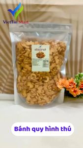 500GR [ TÚI ZIP] BÁNH QUY BƠ HÌNH THÚ THƠM NGON GIÒN TAN - VIETTIN MART